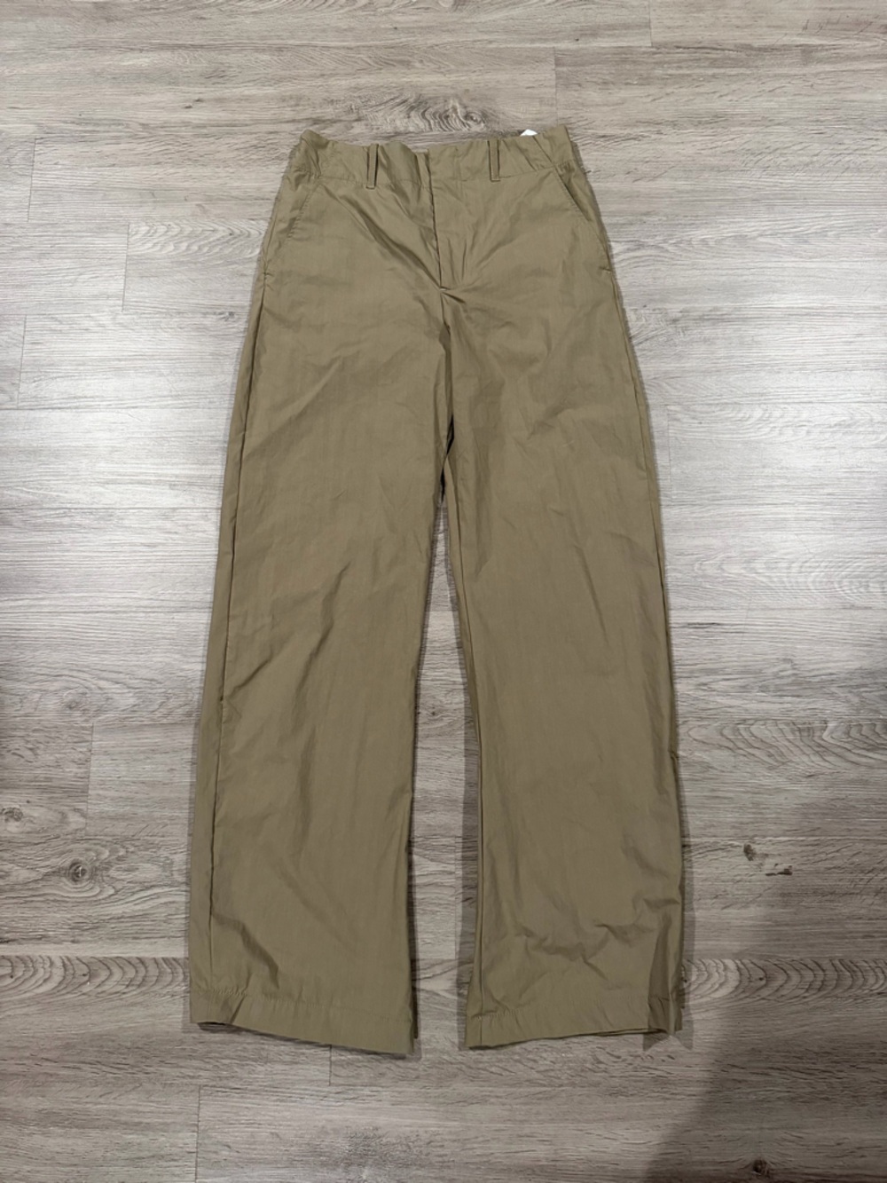 Zara Relaxed Fit Chino Pants - Tan Straight Leg